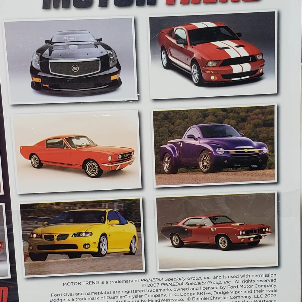 Motor Trend 2008 Calander